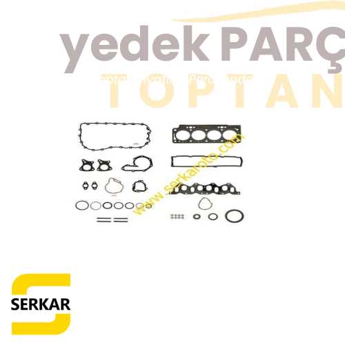 ALT + ÜST FULL TAKIM 2 ÇENTIK SİLİNDİR KAPAK CONTASI KANGOO MEGANE 